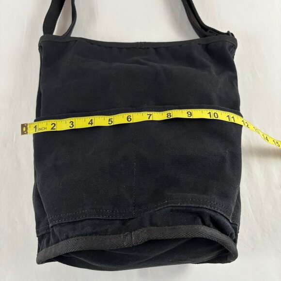 Everlane The Lantern Bag Canvas Shoulder Crossbody Bucket Tote Black - Picture 11 of 13